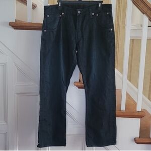 LEVI'S Jeans VINTAGE RARE 514 Straight Leg Blue Jeans Size 36X30 BEIGE LABEL